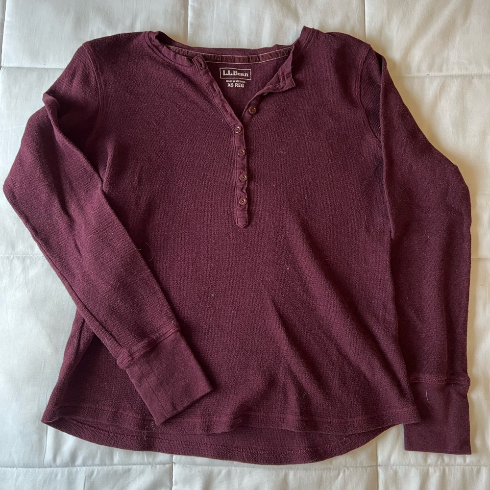 L.L.Bean Long Sleeve Henley
